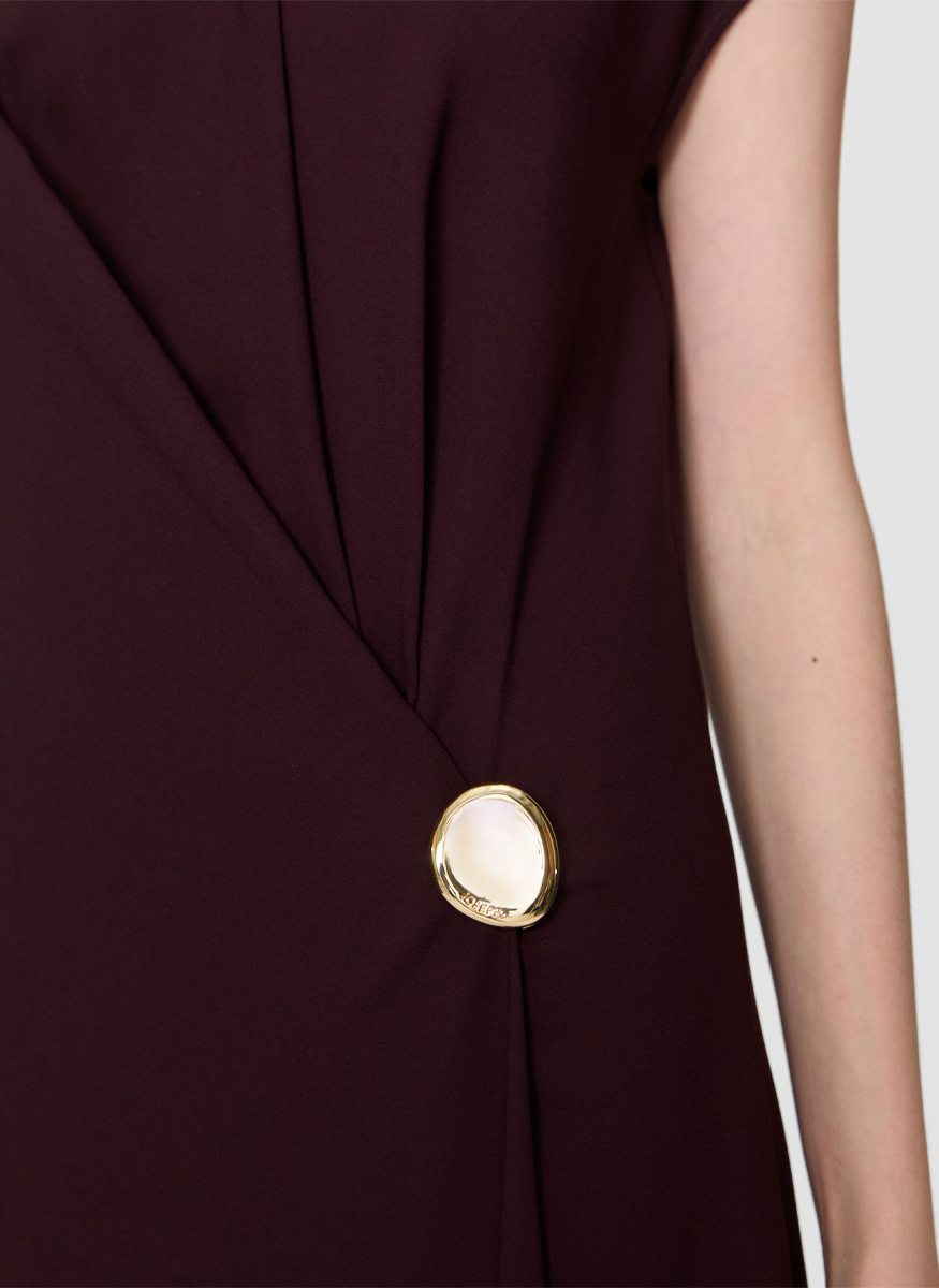 Taipan Crepe Dress - Joseph