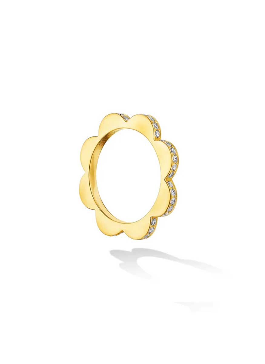 Wide Triplet Stacking Ring