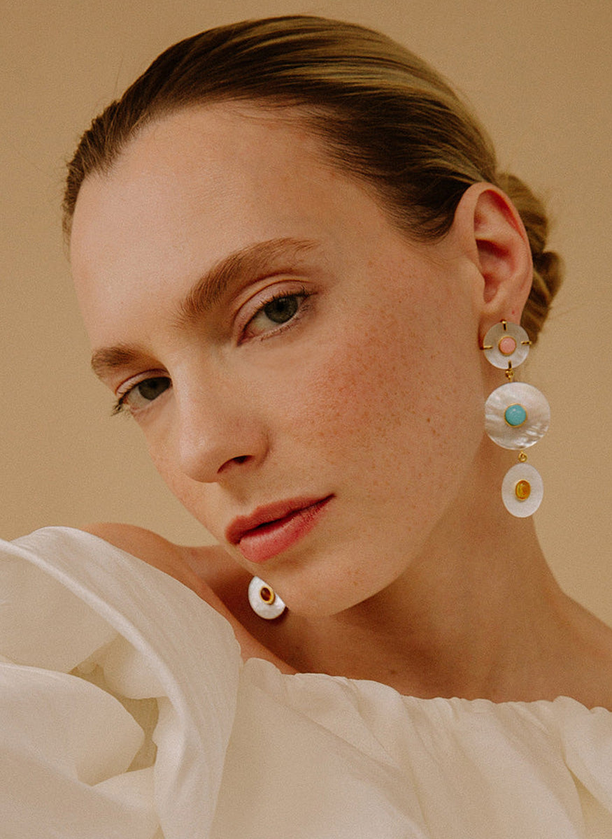 Tropic Pearl Earrings - Lizzie Fortunato