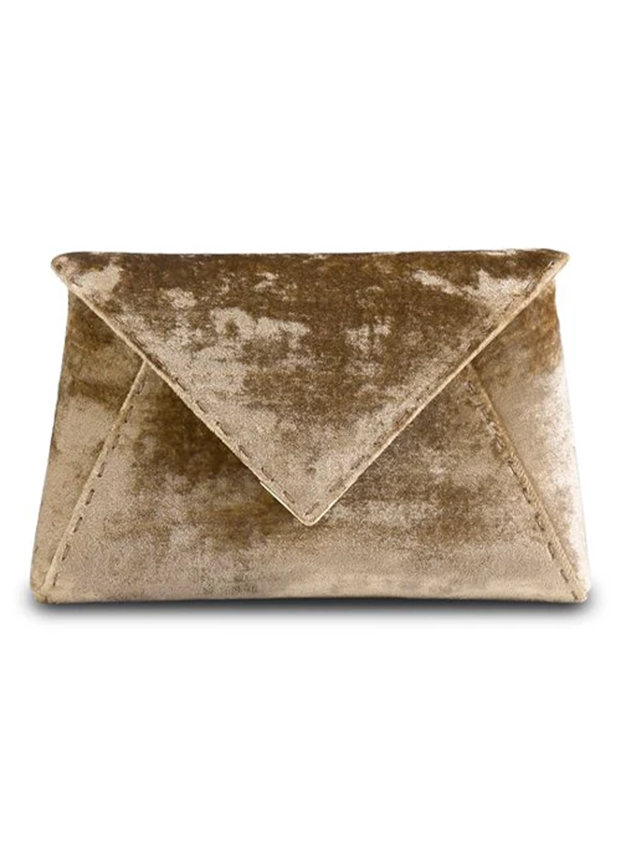 Lee Small Velvet Clutch with Chain - Tyler Ellis