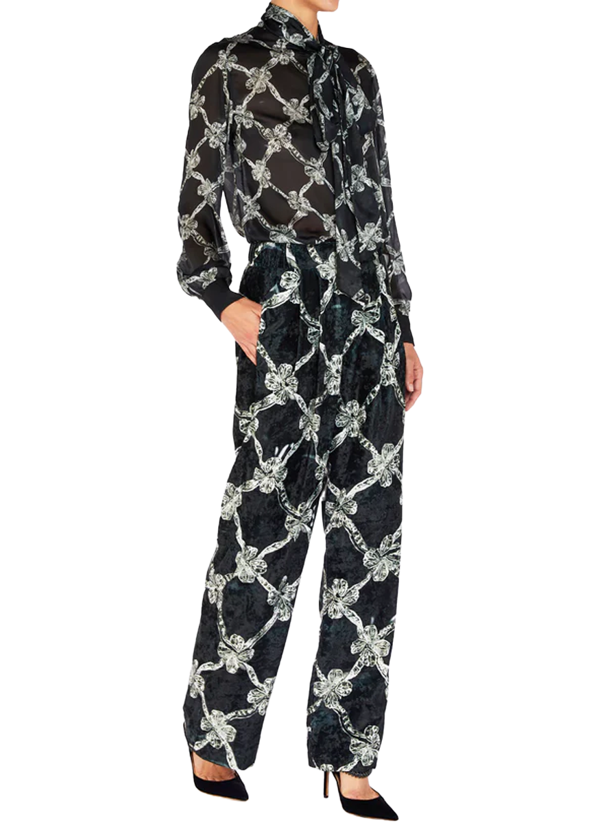 Varenne Trousers in Plexus Jet