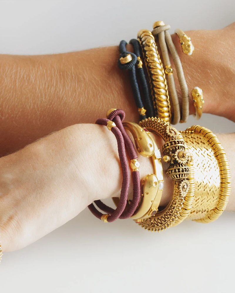Colors Bracelet, Army Green - Van Gelder