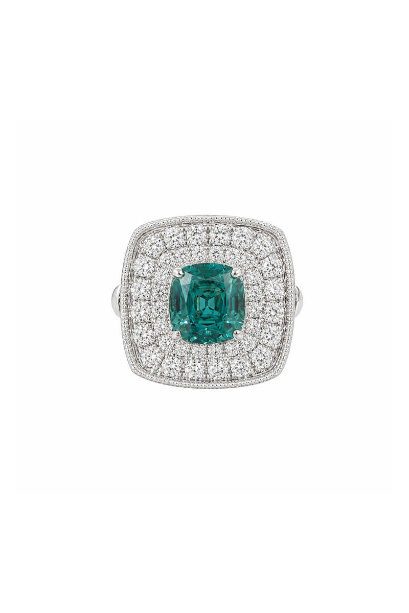 Blue Zircon Ring - Graziela