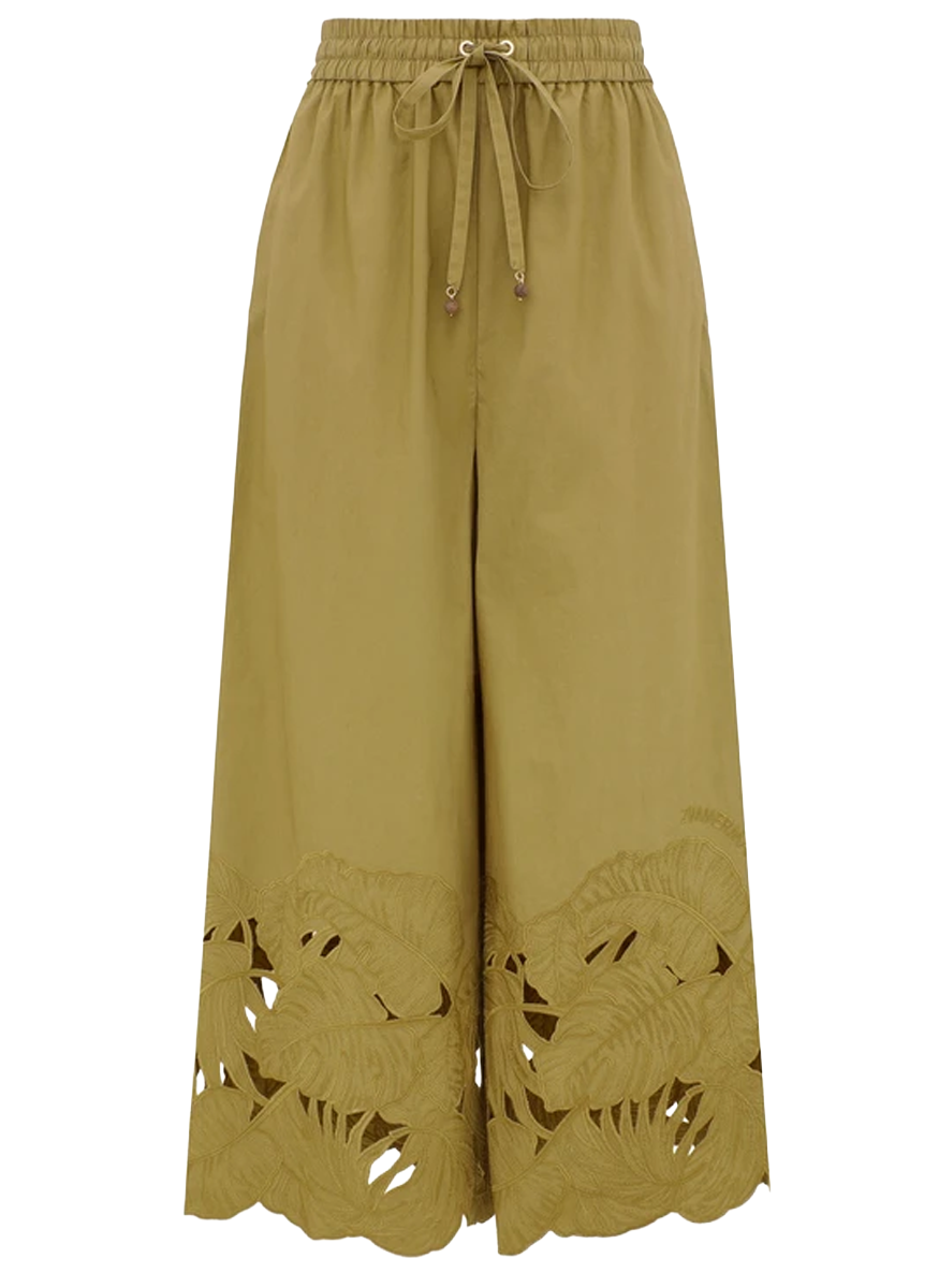 Mahon Embroidered Pant - Zimmermann