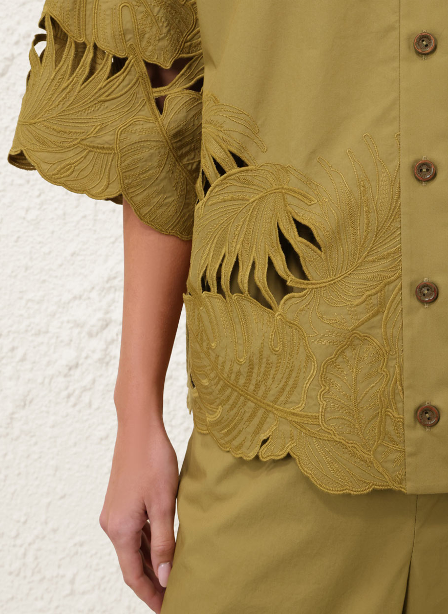 Mahon Embroidered Shirt - Zimmermann