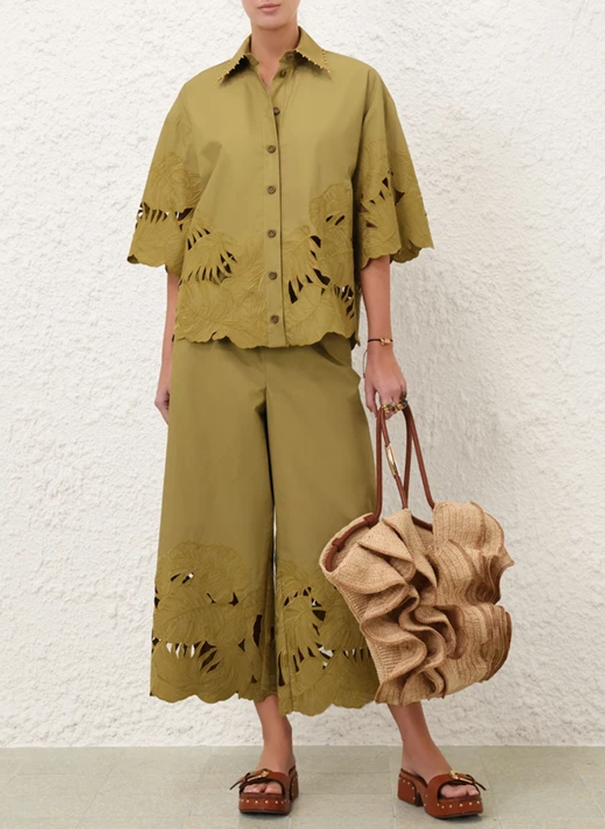 Mahon Embroidered Shirt - Zimmermann