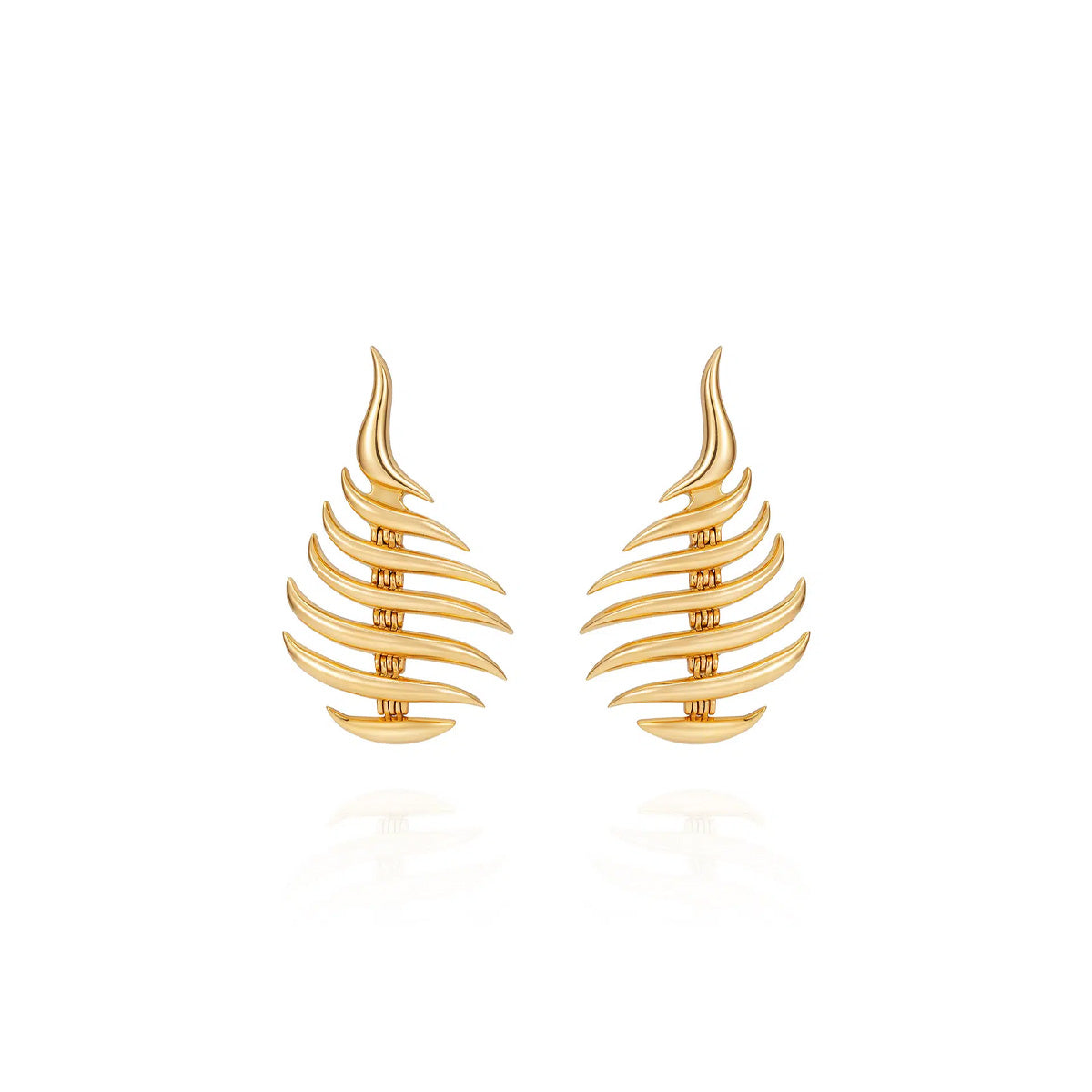 “Flame” Earrings, Mini