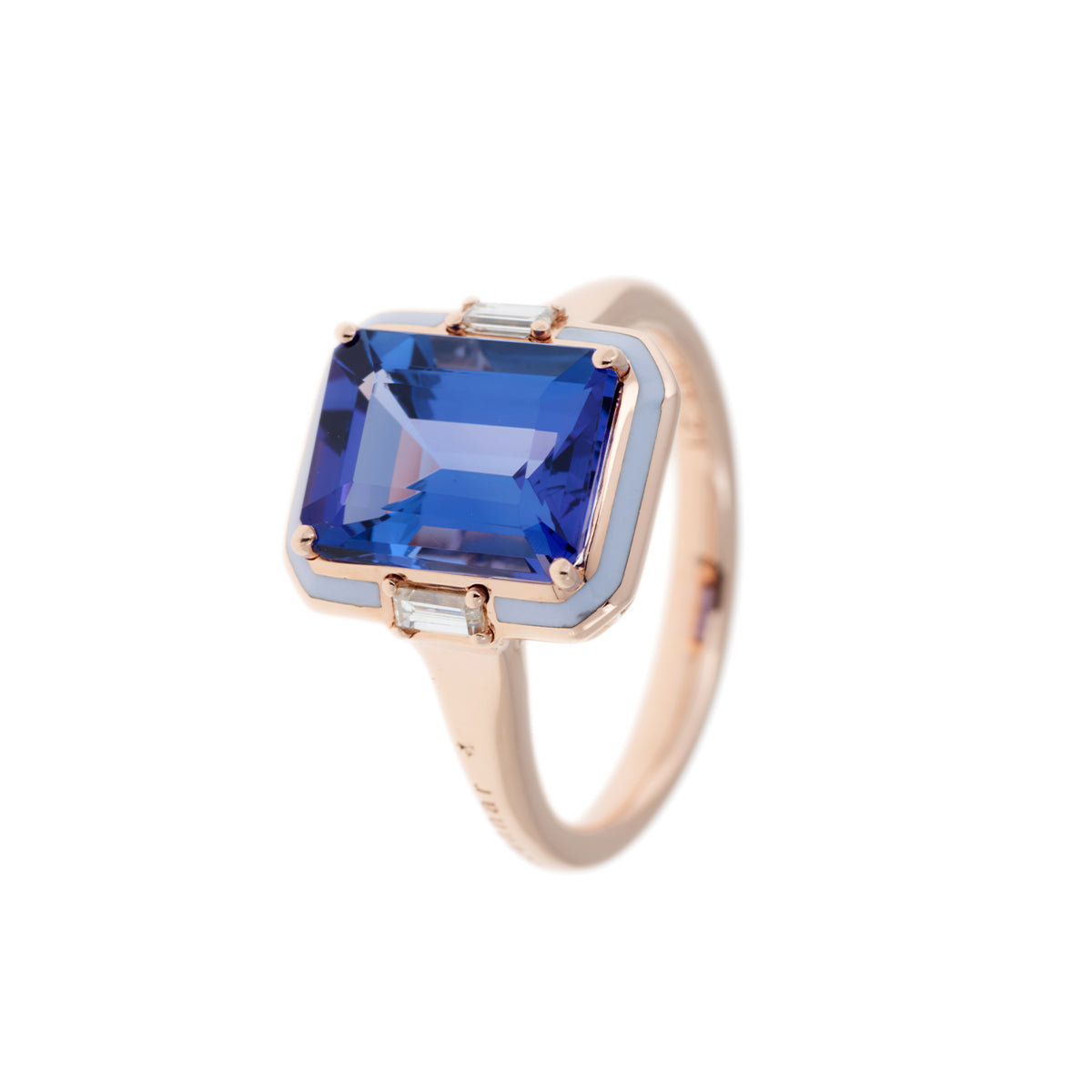 “Gemma” Tanzanite Ring, Lilac