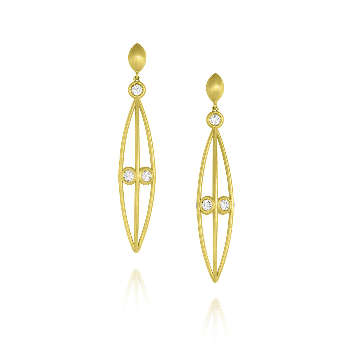 “Ulaini Marquise” Earrings