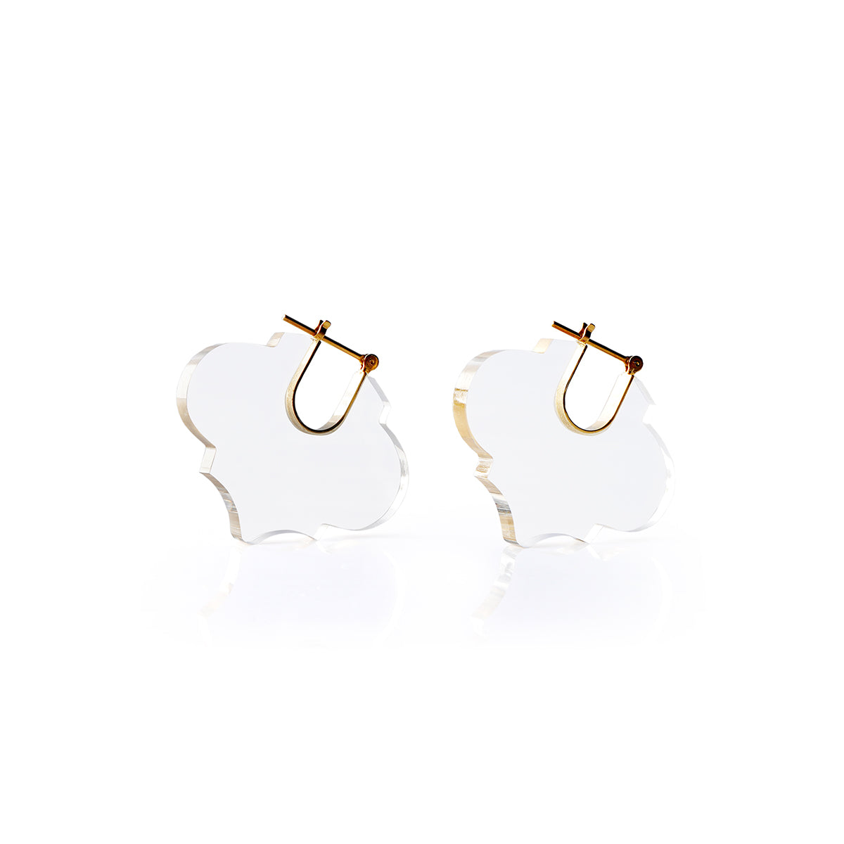 “Arabesque” Crystal Quartz Earrings
