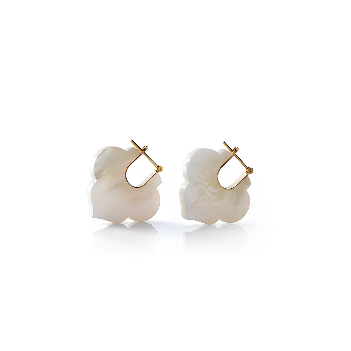 “Moroccan” Mother-of-Pearl Earrings